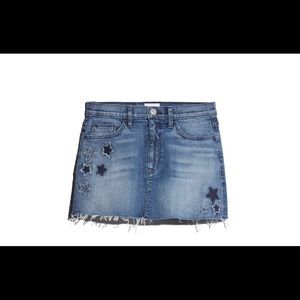 Hudson Star Vivid Denim Skirt